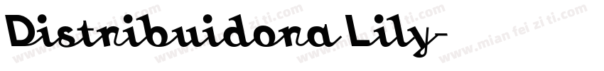 Distribuidora Lily字体转换